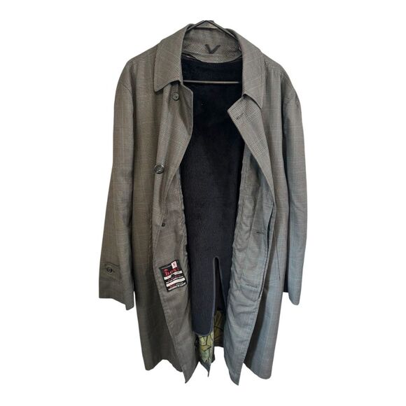 Vintage Best Coat Company Boston Season Mates All Weather fleece Lined Luxury Xl - Picture 2 of 9